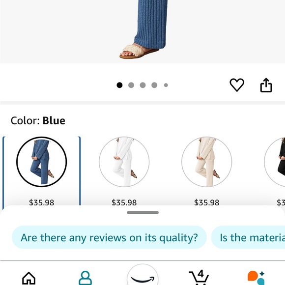 Lounge set - BLUE from Amazon, outside the return window - Picture 3 of 4